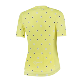 Rogelli Daisy dames fietsshirt korte mouwen - geel