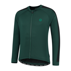 Rogelli Explore heren fietsshirt lange mouwen - groen/zwart