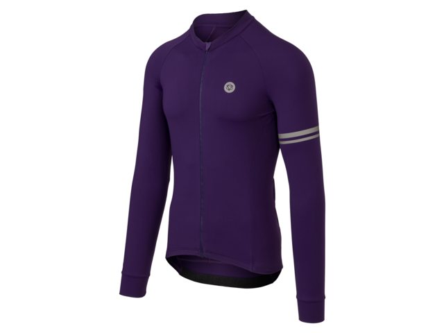 AGU Performance Solid heren fietsshirt lange mouwen - purple rain
