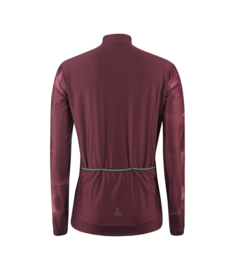 Löffler Tori Mid dames fietsshirt lange mouwen - aubergine