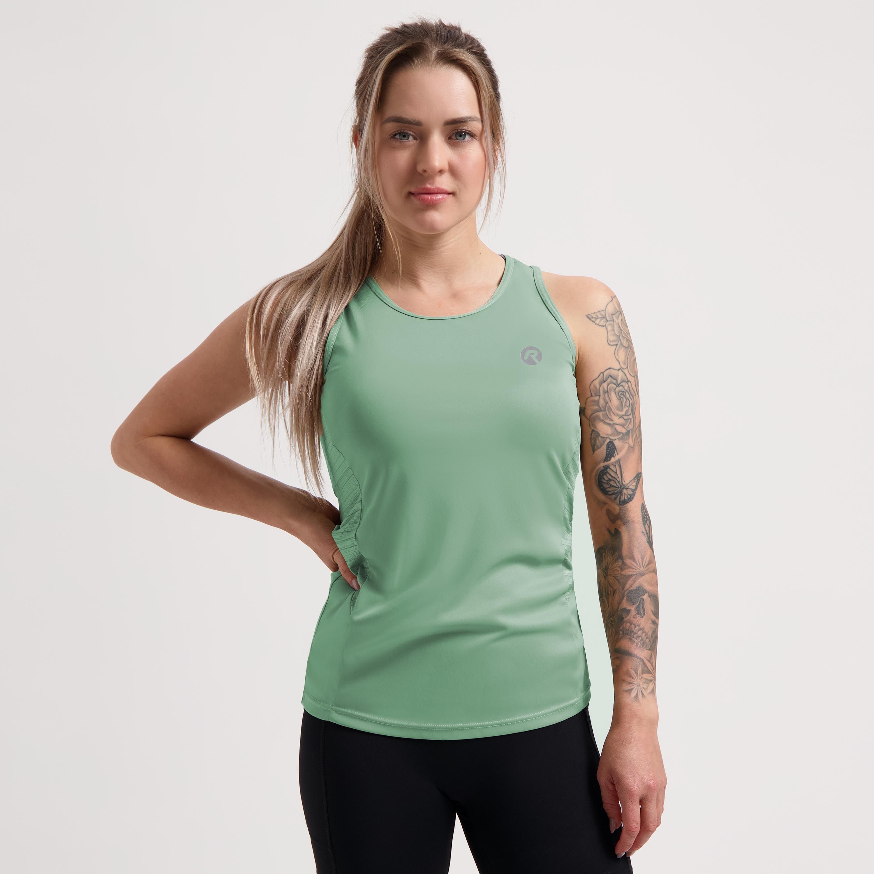 Rogelli Core hardloop singlet dames korte mouw - groen