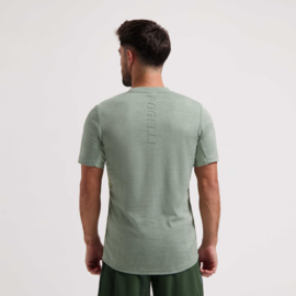 Rogelli Ace hardloopshirt heren korte mouw - Sage Leaf