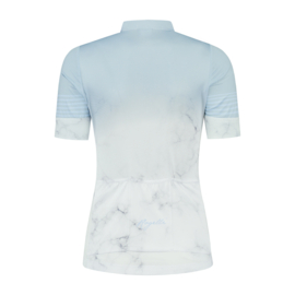 Rogelli Marble dames fietsshirt korte mouwen - wit/grijs/blauw