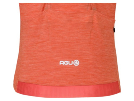 AGU Performance Merino  fietsshirt korte mouwen - sunset orange