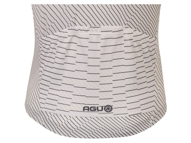 AGU Essential Chippie Lines heren fietsshirt korte mouwen - chalk white