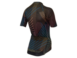 AGU Performance Nocturnal Lines dames fietsshirt korte mouwen - zwart