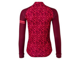 AGU Essential/Melange dames winter fietskledingset - coral/zwart