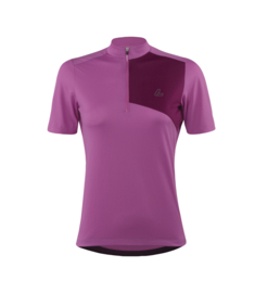 Löffler HZ Skys Block Mid dames fietsshirt korte mouwen - roze