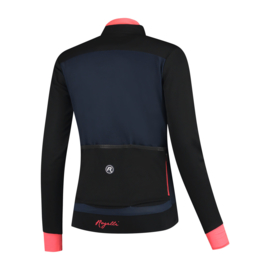 Rogelli Contenta dames winter fietsjack - blauw/zwart/coral