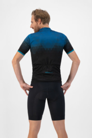 Rogelli Sphere fietsshirt korte mouwen - blauw/zwart