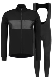 Rogelli Attq/Focus II winter fietskledingset - zwart