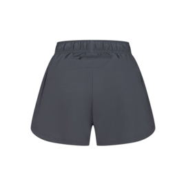 Rogelli Aya 2-in-1 dames korte hardloopbroek - grijs