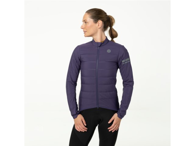 AGU Padded Performance dames winter fietsjack - purple rain