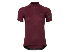 AGU Core dames fietsshirt korte mouwen - bordeaux