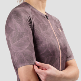 Rogelli Essential II Graphic dames fietsshirt korte mouwen - rood/coral