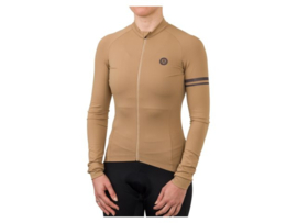 AGU Solid dames fietsshirt lange mouwen - leather