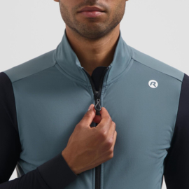 Rogelli Distance II heren fietsshirt lange mouwen - blauw/zwart