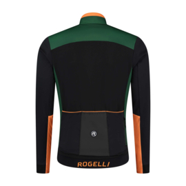 Rogelli Cadence/Ultracing winter fietskledingset - groen/oranje/zwart