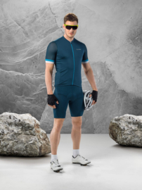 Löffler FZ Pure heren fietsshirt korte mouwen - blauw