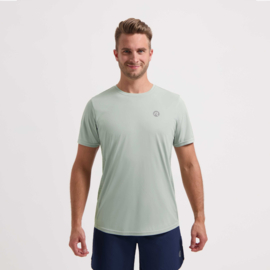 Rogelli Core hardloopshirt heren korte mouw - zilver/lichtgrijs