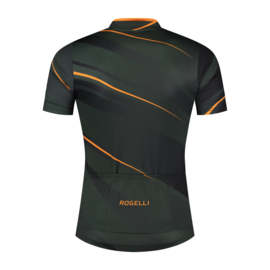 Rogelli Buzz fietsshirt korte mouwen - groen/oranje