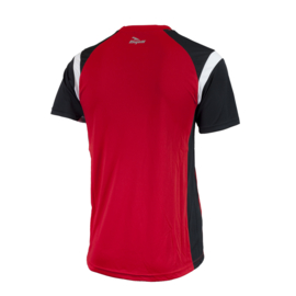 Rogelli Dutton hardloopshirt heren korte mouw - rood/zwart/wit
