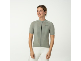 AGU SIX6 Merino dames fietsshirt korte mouwen - Highland green