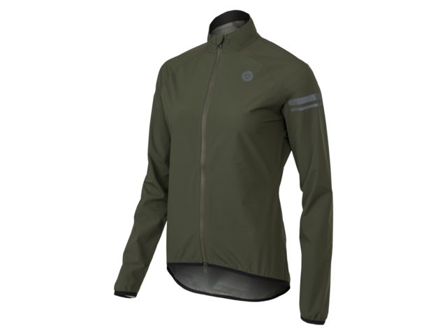 AGU Essential dames regen fietsjack - forest green