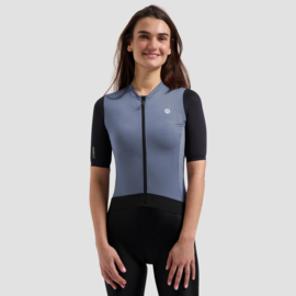 Rogelli Distance II dames fietsshirt korte mouwen - paars/zwart