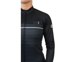 AGU Classic III SIX6 dames fietsshirt lange mouwen - zwart