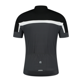 Rogelli Course fietsshirt korte mouwen - zwart/grijs