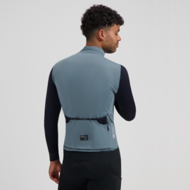 Rogelli Distance II heren fietsshirt lange mouwen - blauw/zwart