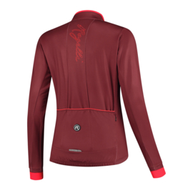 Rogelli Essential dames fietsshirt lange mouwen - bordeaux