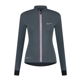 Rogelli Distance/Essential dames winter fietskledingset - grijs/zwart