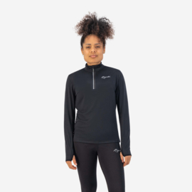 Rogelli Core hardloopshirt dames lange mouwen - zwart