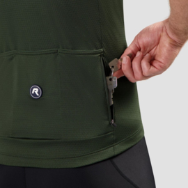 Rogelli Essential II heren fietsshirt korte mouwen - groen