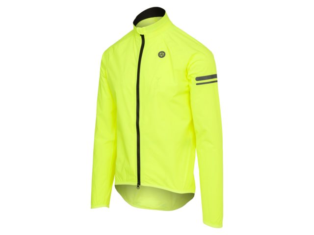 AGU Essential heren fiets regenjack - fluor