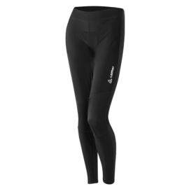 Löffler Hotbond lange dames fietsbroek - zwart