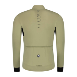 Rogelli Distance heren fietsshirt lange mouwen - zand