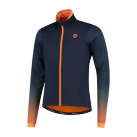 Rogelli Essential/Trace winter fietskledingset - paars/oranje/zwart