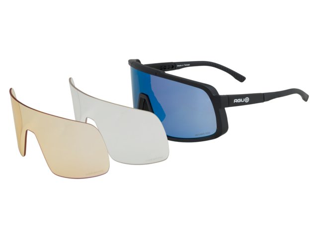 AGU Sweep Blue HD II fietsbril - zwart
