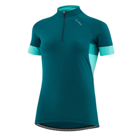 Löffler HZ Modessa dames fietsshirt korte mouwen - blauw