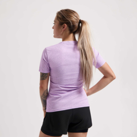 Rogelli Sparkle hardloopshirt dames korte mouw - lavendel