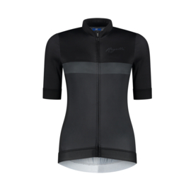 Rogelli Prime dames fietsshirt korte mouwen - zwart/grijs