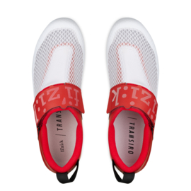 Fizik Transiro Hydra triathlon schoenen - rood/wit
