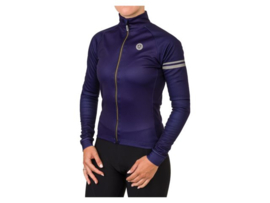 AGU Solid/Essential Pime II DWR dames winter fietskledingset - paars/zwart