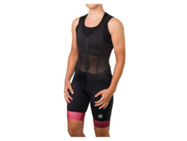 AGU Essential Prime II dames bibshort - zwart/rusty pink