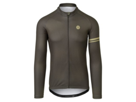 AGU Essential Pixel fietsshirt lange mouwen - forest green