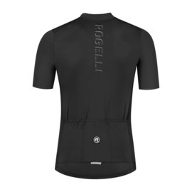 Rogelli Distance heren fietsshirt korte mouwen - zwart