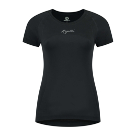 Rogelli Essential hardloopshirt dames korte mouw - zwart